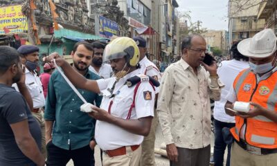 Bengaluru Traffic Police collects 5.60 crore rupees in traffic rule violation fines on first day of discount offer