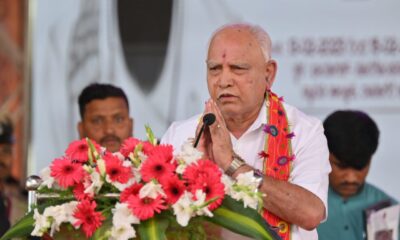 Yeddyurappa urges Veerashaiva-Lingayat community to support BJP in upcoming elections.