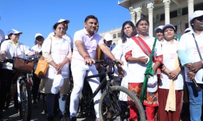 Health and Family Welfare Services launch Cyclothon to raise awareness for International Women's Day