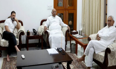 Bihar CM Nitish Kumar Holds Crucial Meeting with Kharge and Rahul Gandhi for Lok Sabha Elections 2024