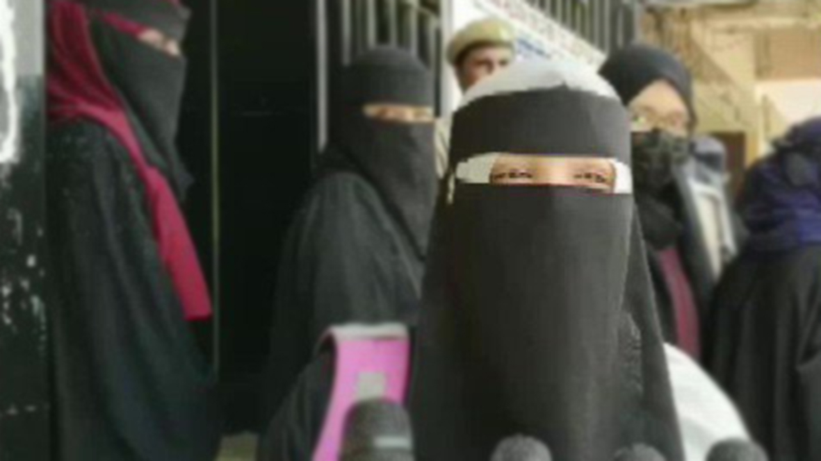 Hyderabad: Students Stage Protest Over Burqa Removal Requirement Before Exam
