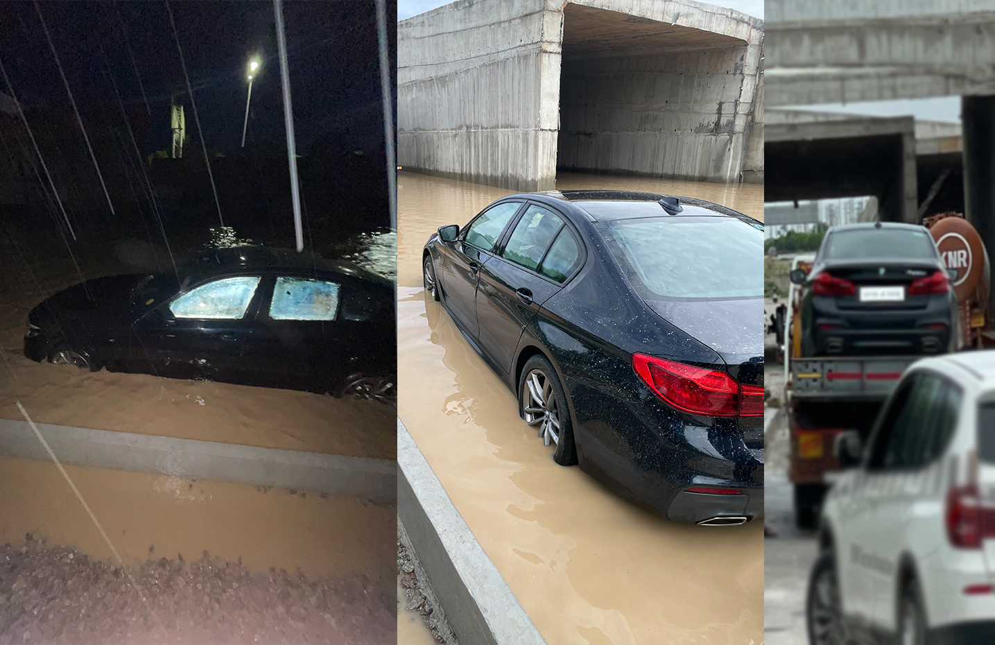 BMW Owner Incurs Rs 40 Lakh Repair Bill Due to Poor Drainage on Hyderabad's ORR