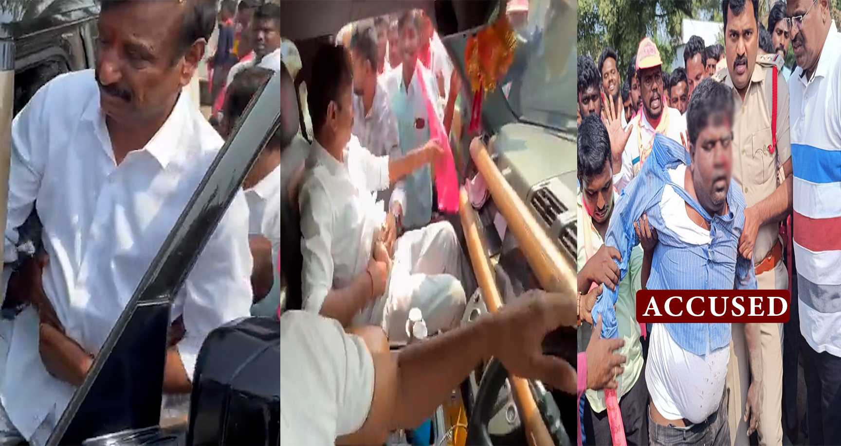 BRS MP Kotha Prabhakar Reddy Stabbed During Campaign
