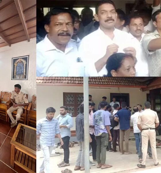 High Drama at Belthangady MLA Harish Poonja’s Residence Amid Police Inquiry
