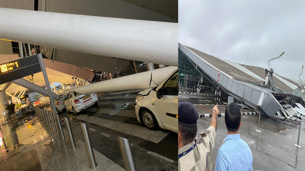 Delhi Airport Roof Collapse Claims One Life in Heavy Rains