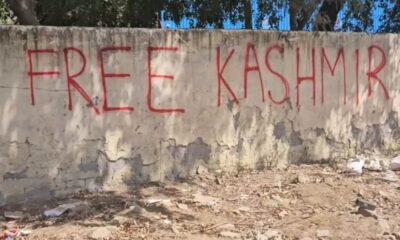 Days after Reasi attack, 'Free Kashmir' graffiti appears on Delhi wall